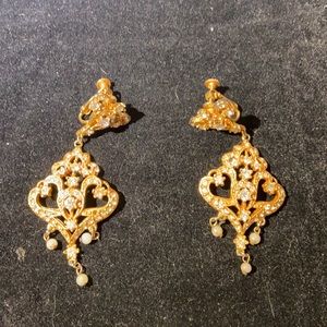 Marla buck vintage diamond earrings